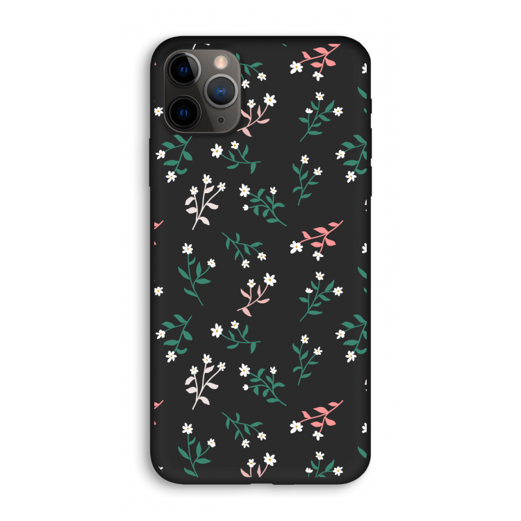 Small white flowers: iPhone 11 Pro Biologisch afbreekbaar hoesje