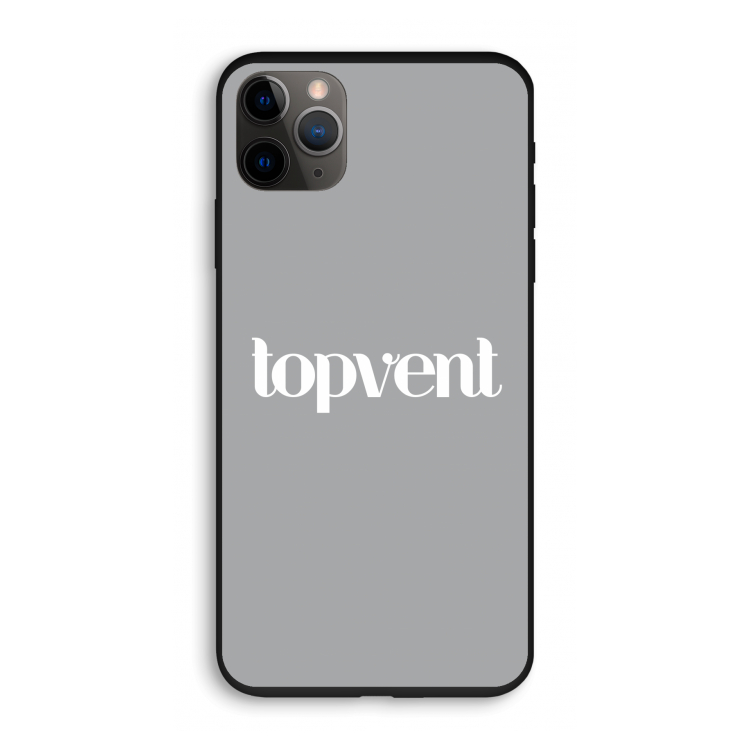 Topvent Grijs Wit: iPhone 11 Pro Biologisch afbreekbaar hoesje