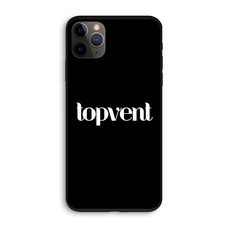 Topvent Zwart: iPhone 11 Pro Biologisch afbreekbaar hoesje