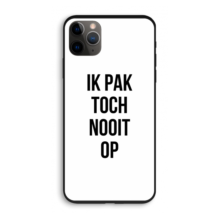 Ik pak nooit op: iPhone 11 Pro Biologisch afbreekbaar hoesje