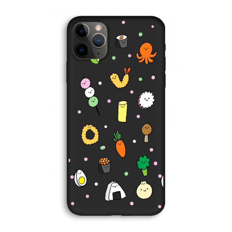 Happy bento friends: iPhone 11 Pro Biologisch afbreekbaar hoesje
