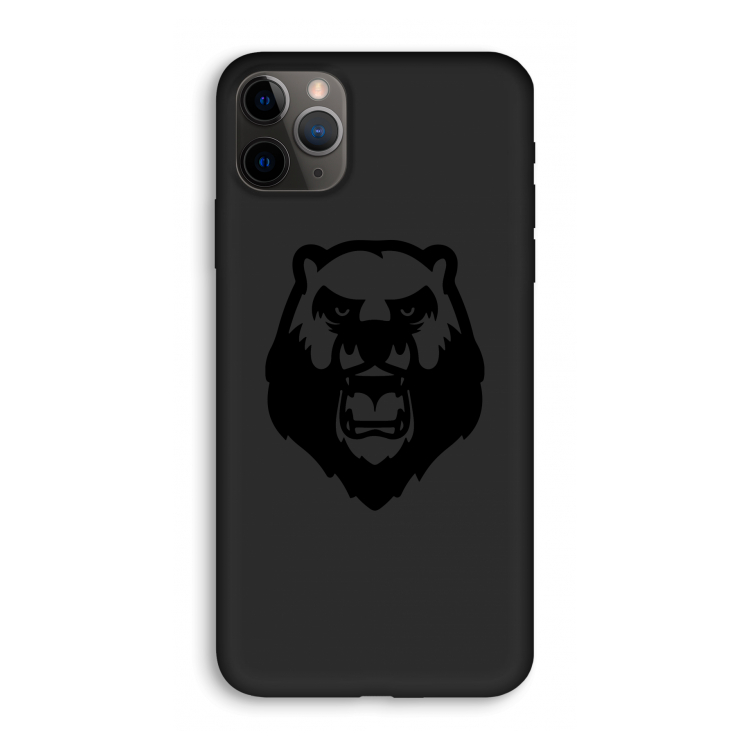 Angry Bear (black): iPhone 11 Pro Biologisch afbreekbaar hoesje