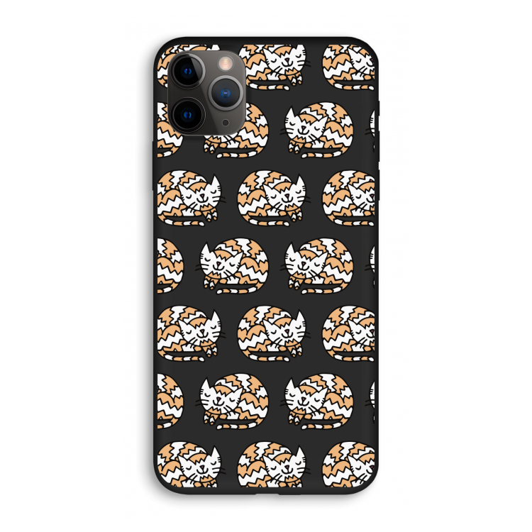 Slapende poes: iPhone 11 Pro Biologisch afbreekbaar hoesje