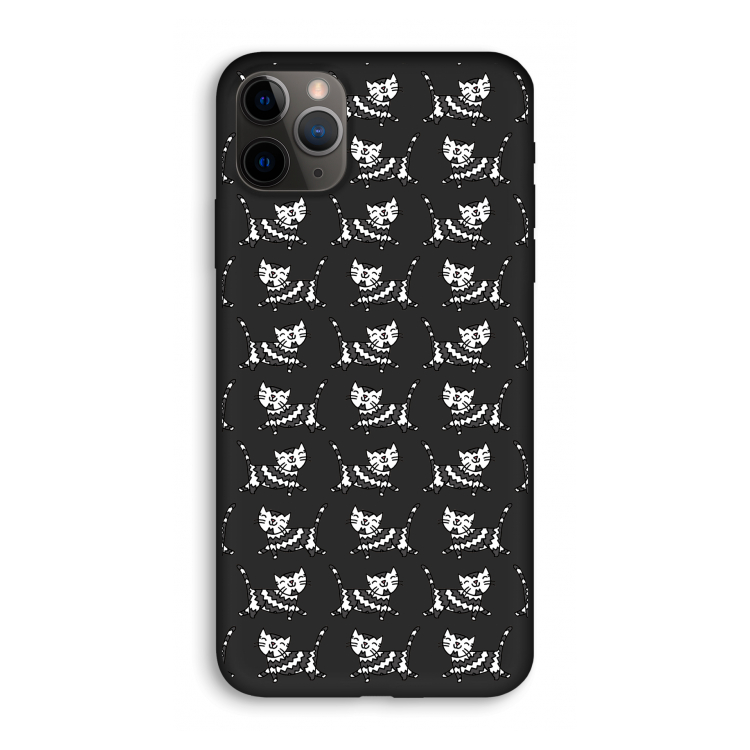 Zwarte poes: iPhone 11 Pro Biologisch afbreekbaar hoesje