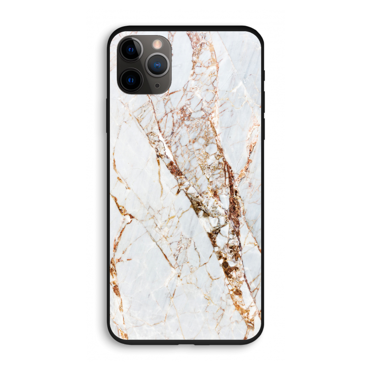 Goud marmer: iPhone 11 Pro Biologisch afbreekbaar hoesje