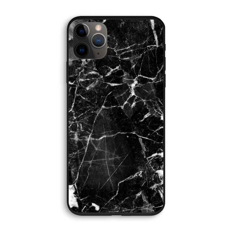 Zwart Marmer 2: iPhone 11 Pro Biologisch afbreekbaar hoesje
