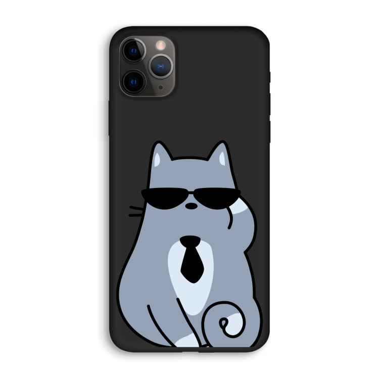Cool cat: iPhone 11 Pro Biologisch afbreekbaar hoesje