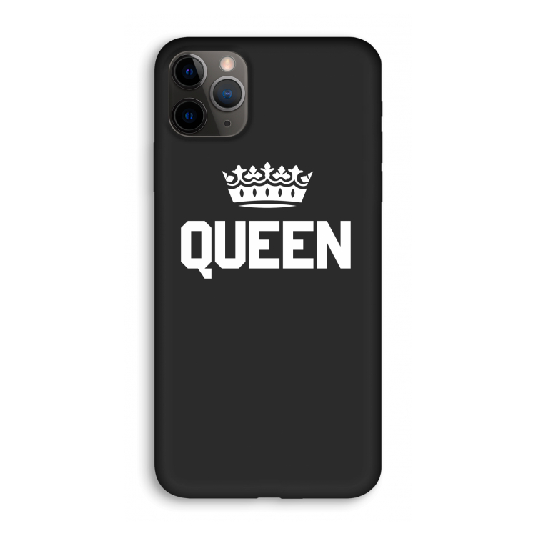 Queen zwart: iPhone 11 Pro Biologisch afbreekbaar hoesje