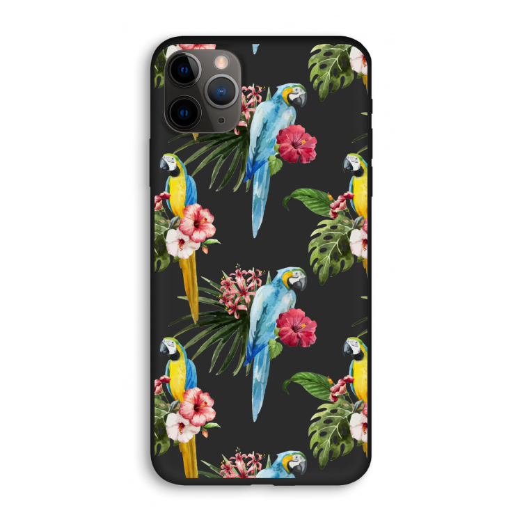 Kleurrijke papegaaien: iPhone 11 Pro Biologisch afbreekbaar hoesje