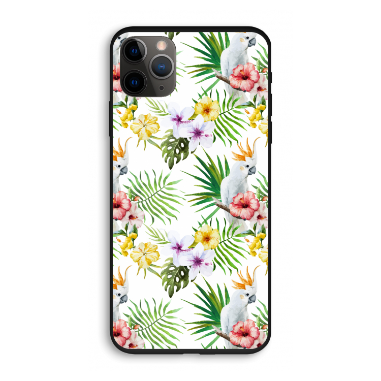 Gele kuif: iPhone 11 Pro Biologisch afbreekbaar hoesje