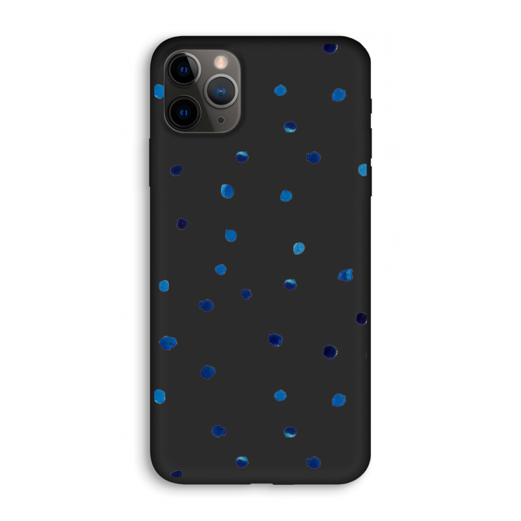 Blauwe stippen: iPhone 11 Pro Biologisch afbreekbaar hoesje