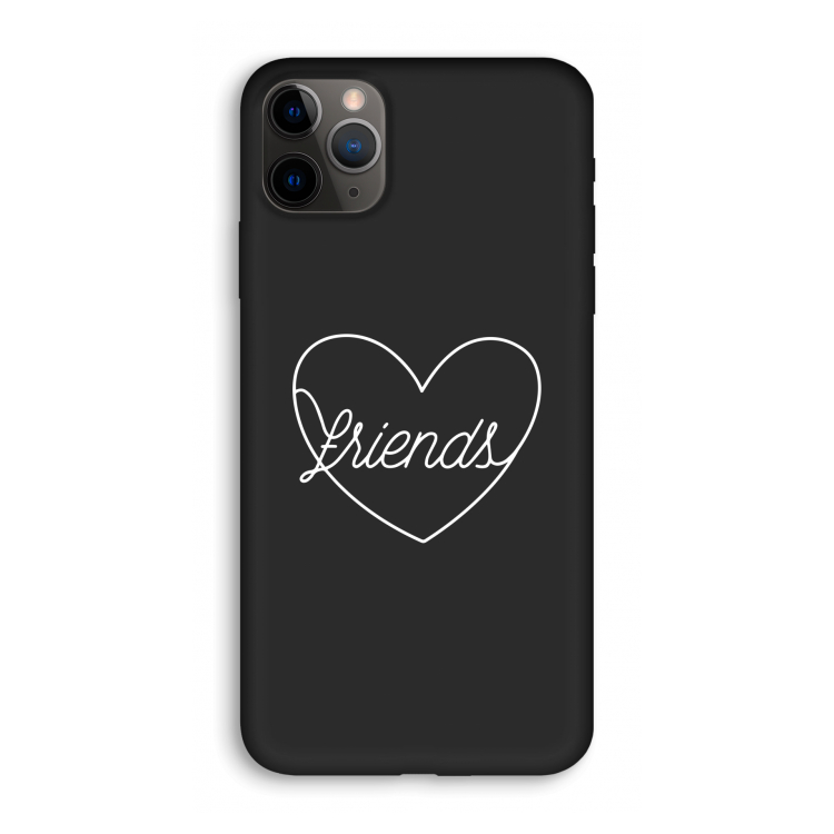 Friends heart pastel: iPhone 11 Pro Biologisch afbreekbaar hoesje