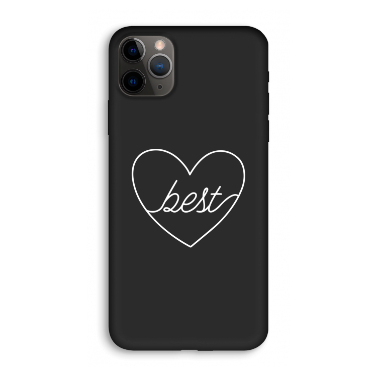 Best heart pastel: iPhone 11 Pro Biologisch afbreekbaar hoesje