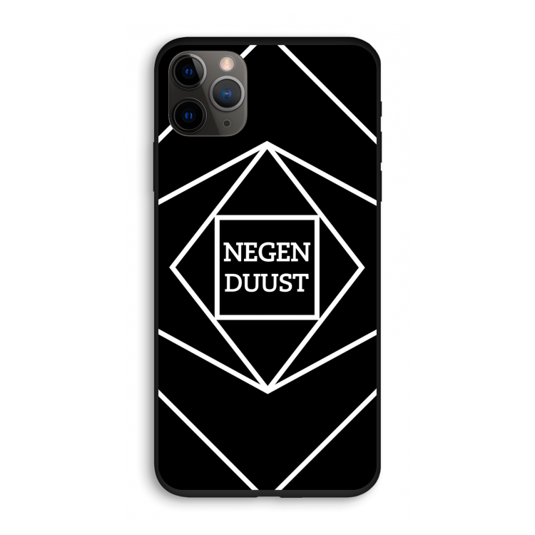 Negenduust geometrisch: iPhone 11 Pro Biologisch afbreekbaar hoesje
