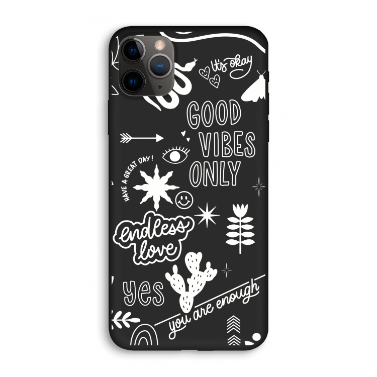 Good vibes: iPhone 11 Pro Biologisch afbreekbaar hoesje