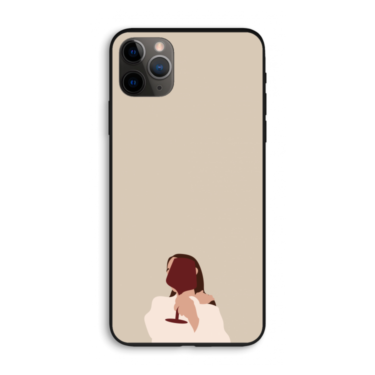 I drink wine: iPhone 11 Pro Max Biologisch afbreekbaar hoesje