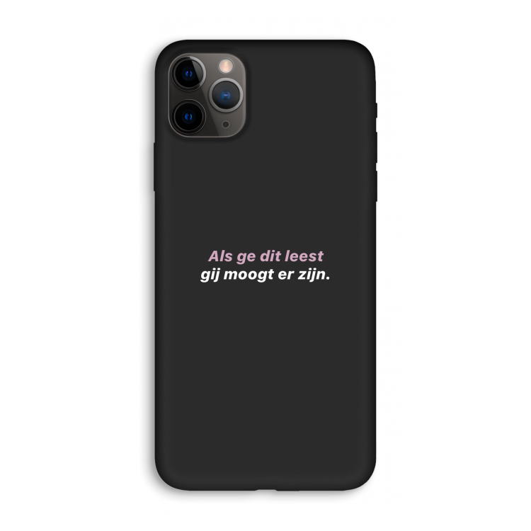 gij moogt er zijn: iPhone 11 Pro Max Biologisch afbreekbaar hoesje