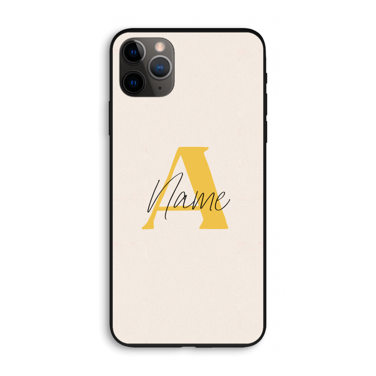 Amber Script: iPhone 11 Pro Max Biologisch afbreekbaar hoesje