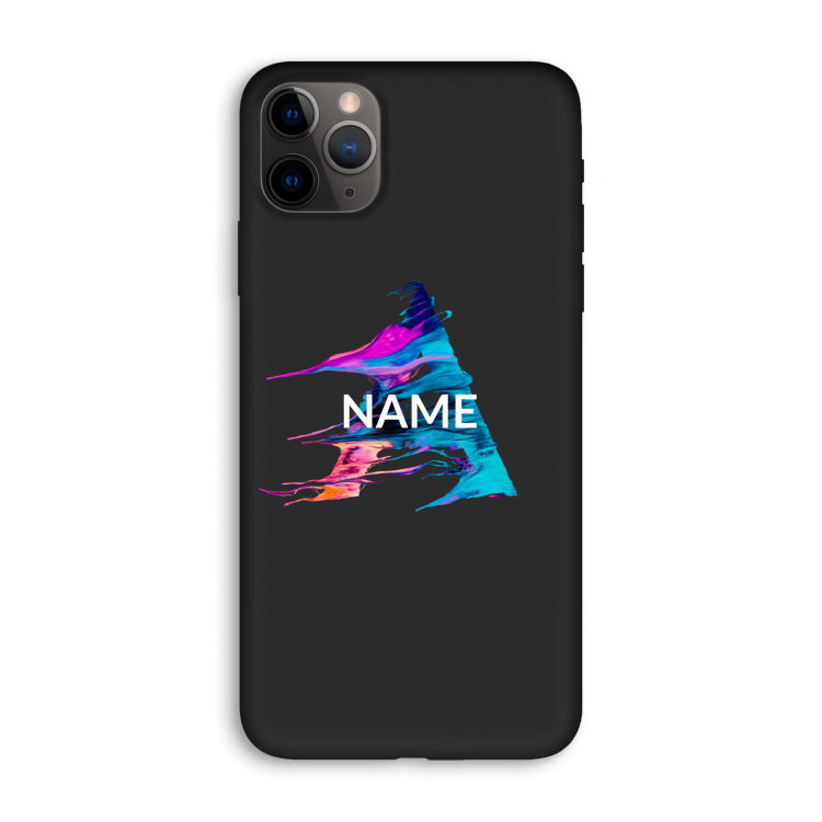 Abstract Spectrum: iPhone 11 Pro Max Biologisch afbreekbaar hoesje