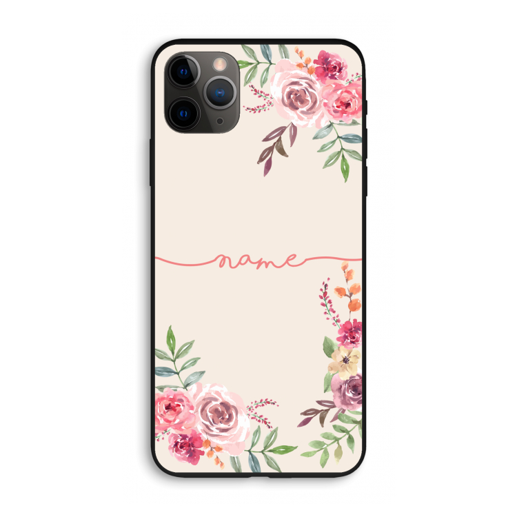 Rozen: iPhone 11 Pro Max Biologisch afbreekbaar hoesje