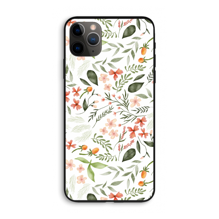 Sweet little flowers: iPhone 11 Pro Max Biologisch afbreekbaar hoesje