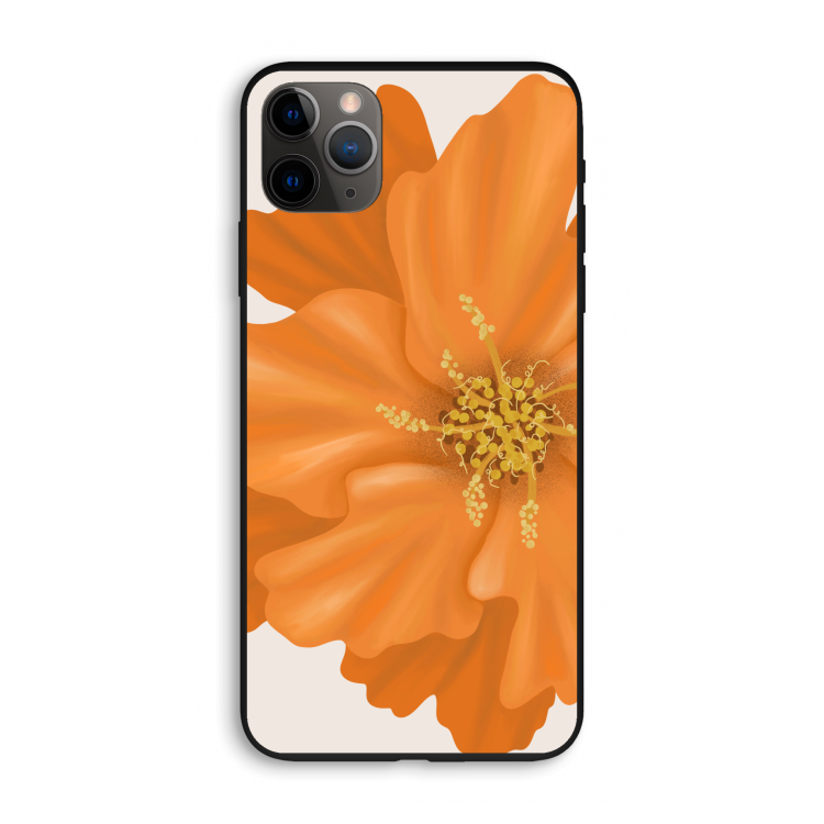 Orange Ellila flower: iPhone 11 Pro Max Biologisch afbreekbaar hoesje