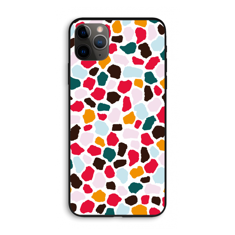 Colored Giraffe: iPhone 11 Pro Max Biologisch afbreekbaar hoesje