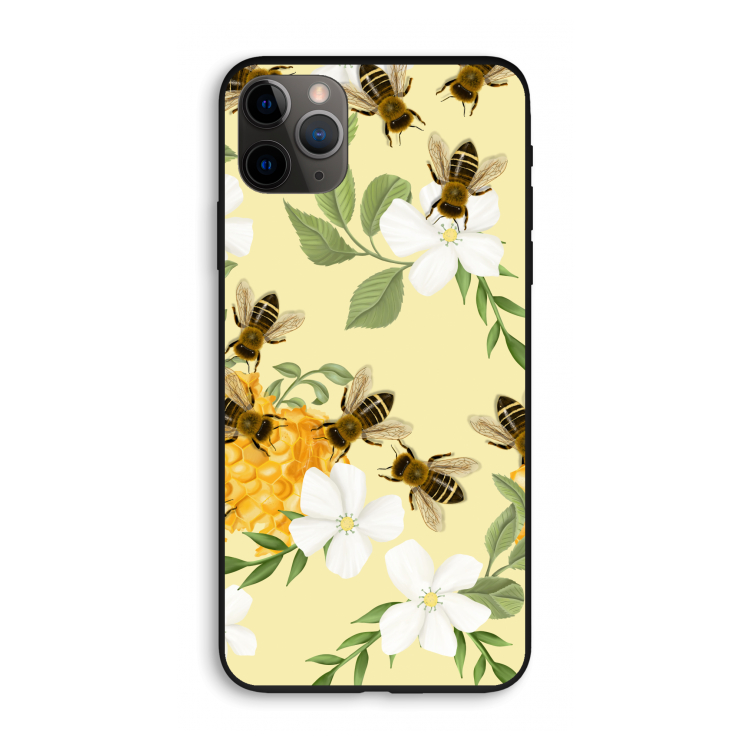 No flowers without bees: iPhone 11 Pro Max Biologisch afbreekbaar hoesje