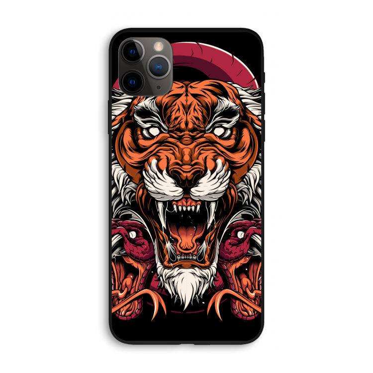 Tiger and Rattlesnakes: iPhone 11 Pro Max Biologisch afbreekbaar hoesje