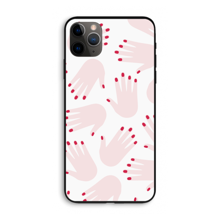 Hands pink: iPhone 11 Pro Max Biologisch afbreekbaar hoesje