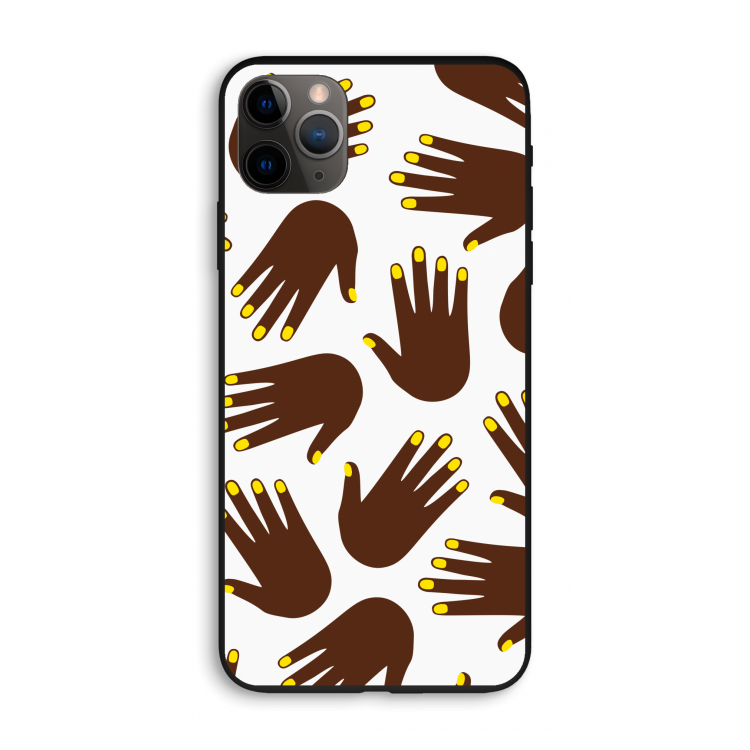 Hands dark: iPhone 11 Pro Max Biologisch afbreekbaar hoesje