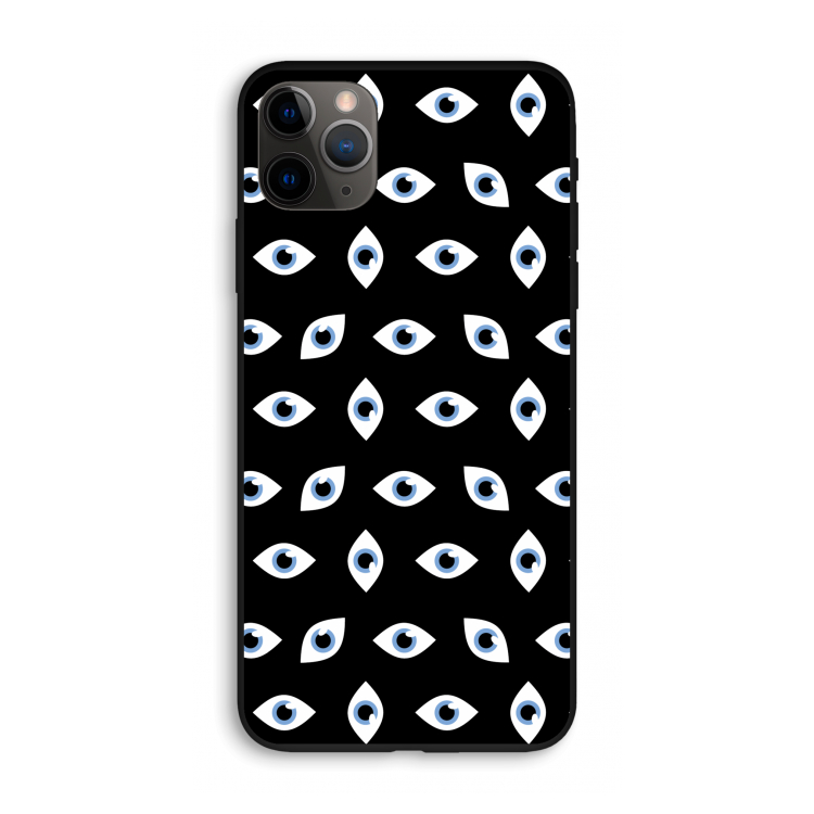 Eyes pattern: iPhone 11 Pro Max Biologisch afbreekbaar hoesje