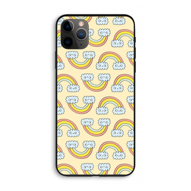 Regenboog: iPhone 11 Pro Max Biologisch afbreekbaar hoesje