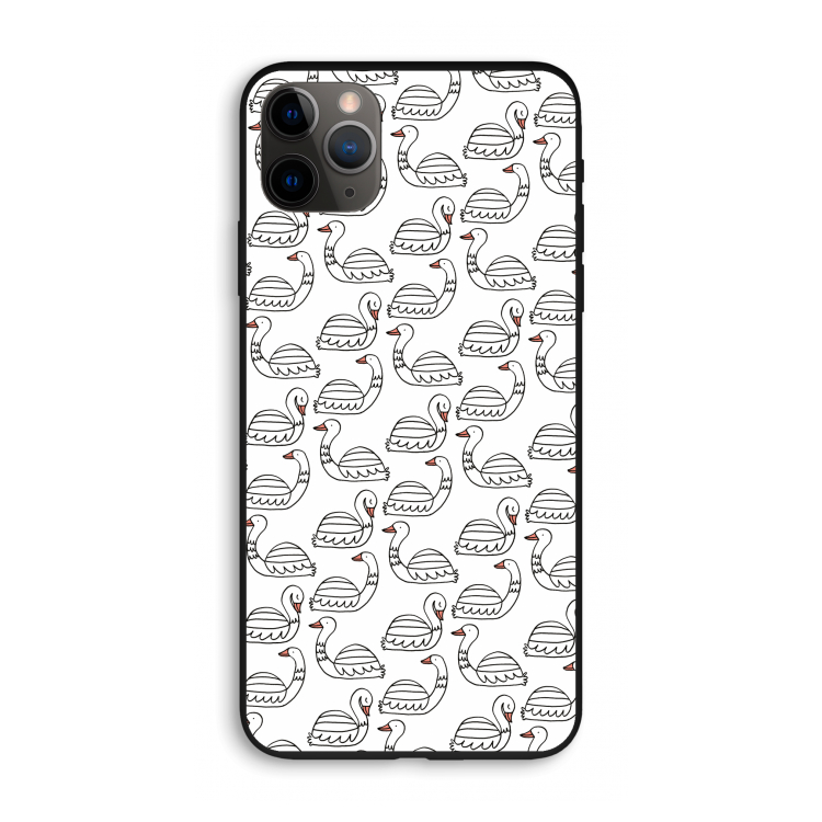 Zwanen: iPhone 11 Pro Max Biologisch afbreekbaar hoesje