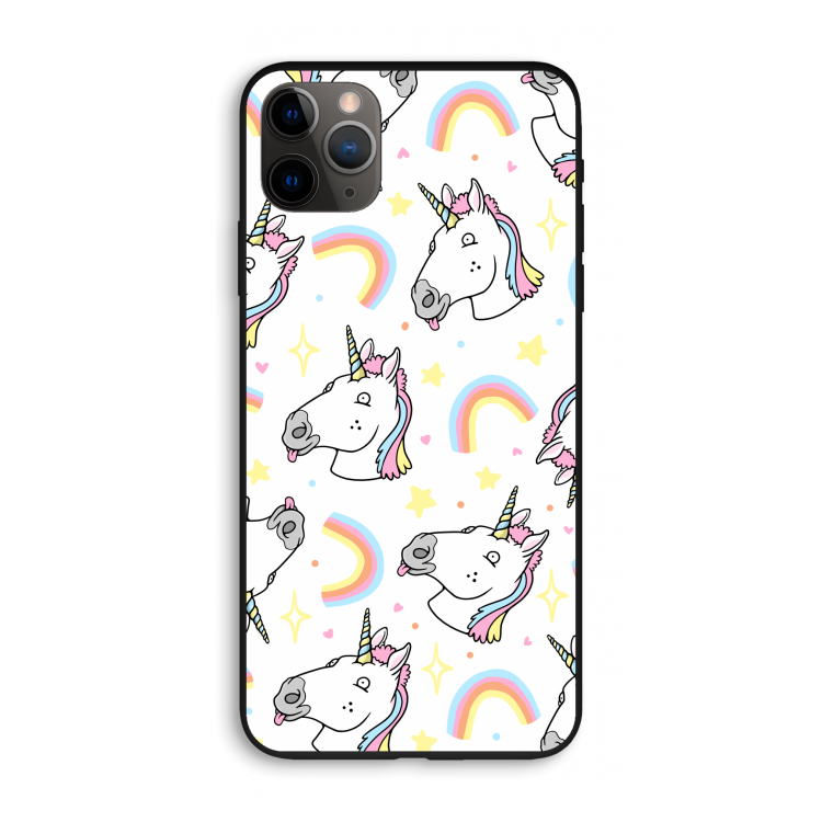 Rainbow Unicorn: iPhone 11 Pro Max Biologisch afbreekbaar hoesje