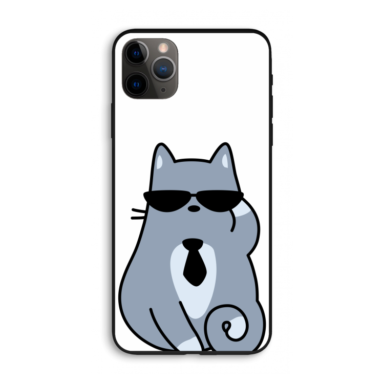 Cool cat: iPhone 11 Pro Max Biologisch afbreekbaar hoesje