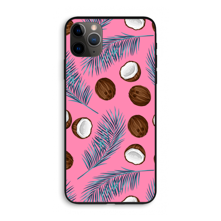Kokosnoot roze: iPhone 11 Pro Max Biologisch afbreekbaar hoesje