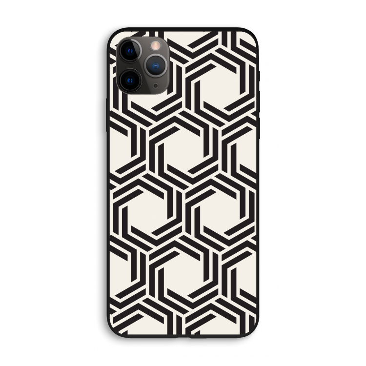 Geometrisch patroon: iPhone 11 Pro Max Biologisch afbreekbaar hoesje