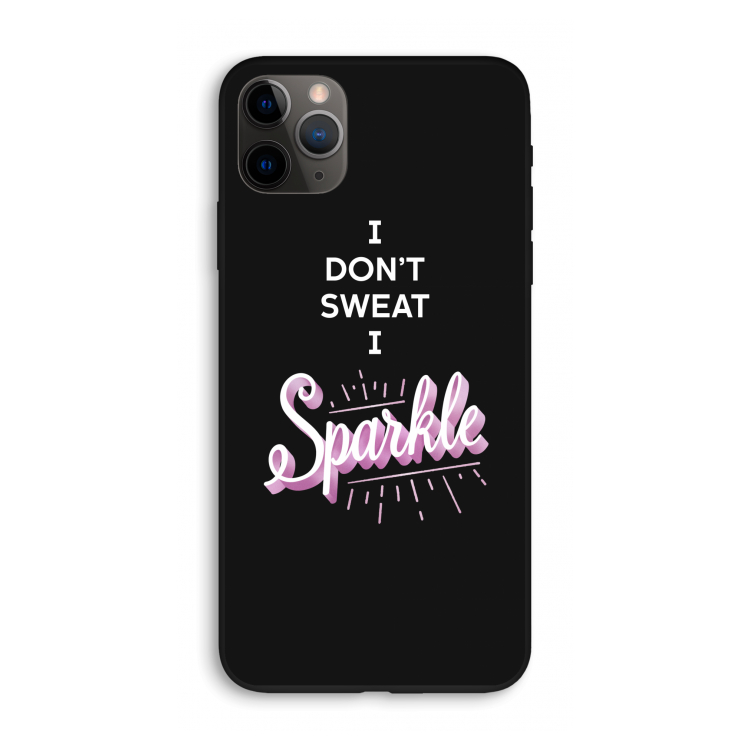 Sparkle quote: iPhone 11 Pro Max Biologisch afbreekbaar hoesje