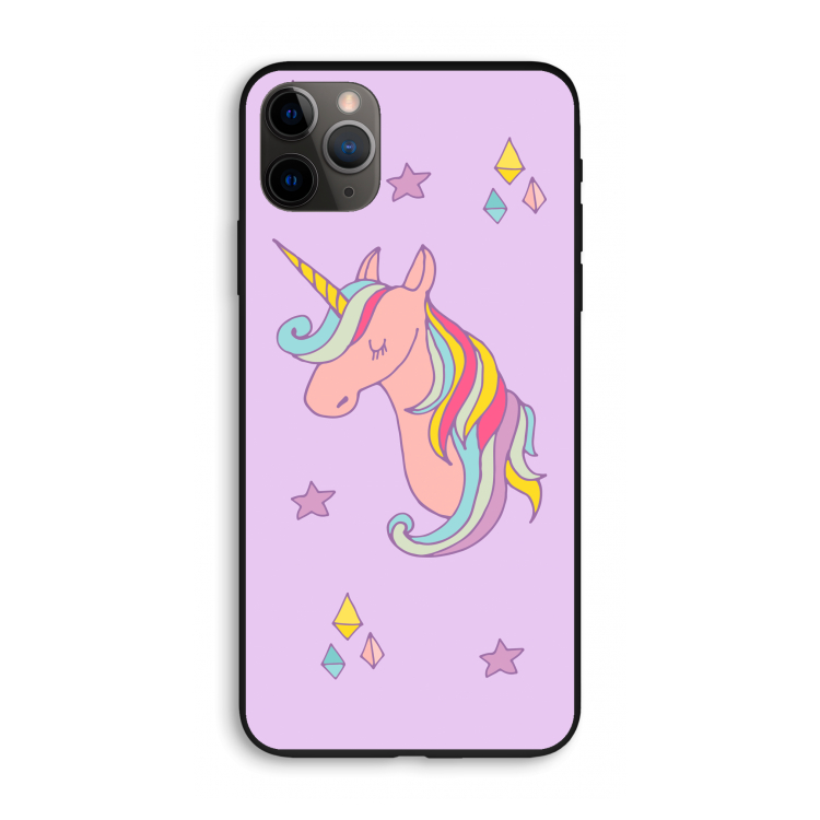 Roze eenhoorn: iPhone 11 Pro Max Biologisch afbreekbaar hoesje