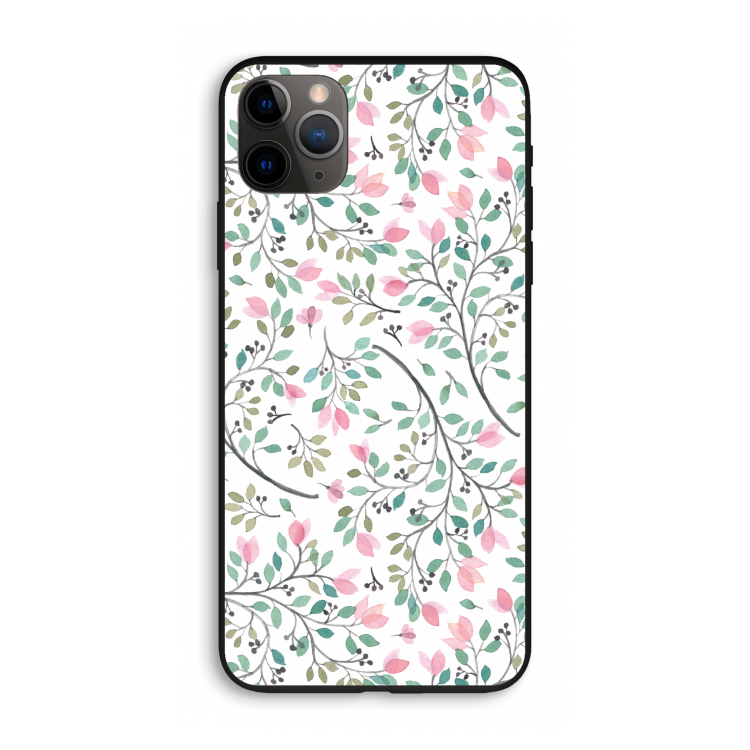 Sierlijke bloemen: iPhone 11 Pro Max Biologisch afbreekbaar hoesje