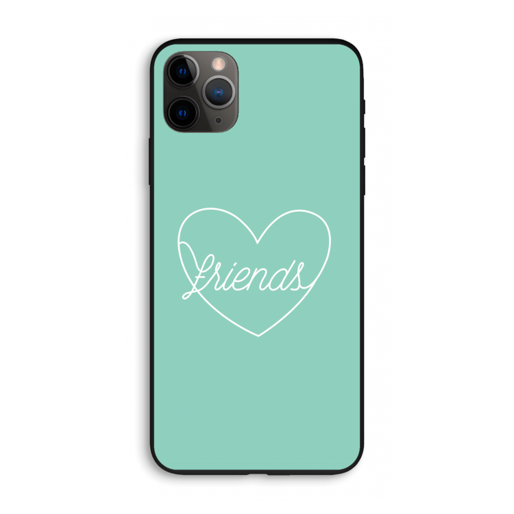 Friends heart pastel: iPhone 11 Pro Max Biologisch afbreekbaar hoesje