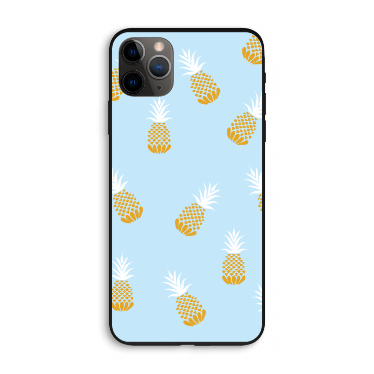 Ananasjes: iPhone 11 Pro Max Biologisch afbreekbaar hoesje
