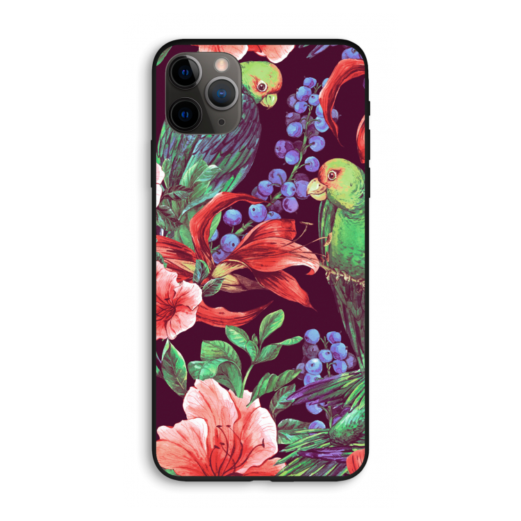 Papegaaien: iPhone 11 Pro Max Biologisch afbreekbaar hoesje