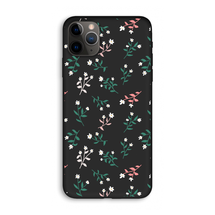 Small white flowers: iPhone 11 Pro Max Biologisch afbreekbaar hoesje