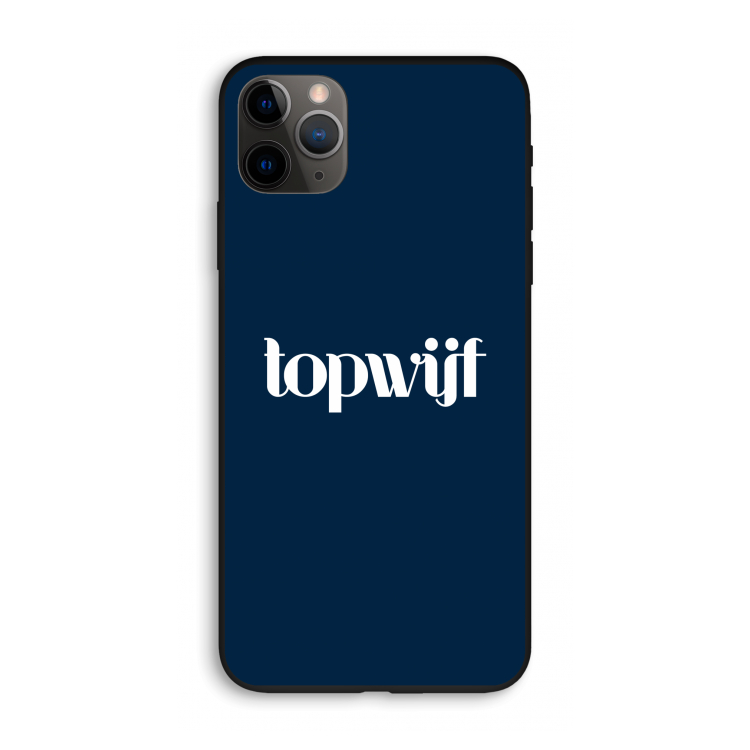 Topwijf Navy: iPhone 11 Pro Max Biologisch afbreekbaar hoesje