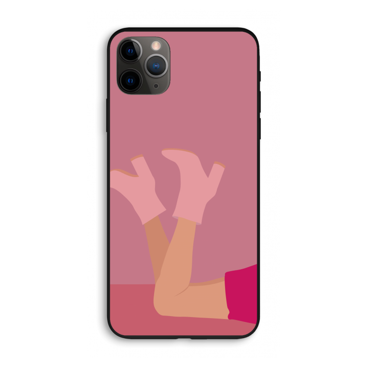 Pink boots: iPhone 11 Pro Max Biologisch afbreekbaar hoesje