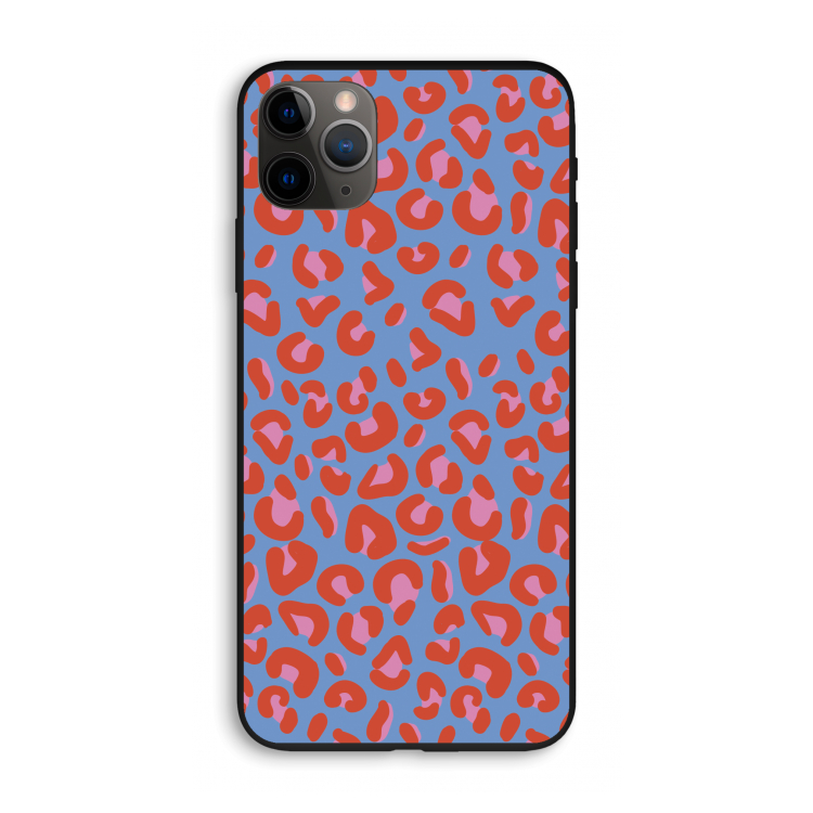Leopard blue: iPhone 11 Pro Max Biologisch afbreekbaar hoesje