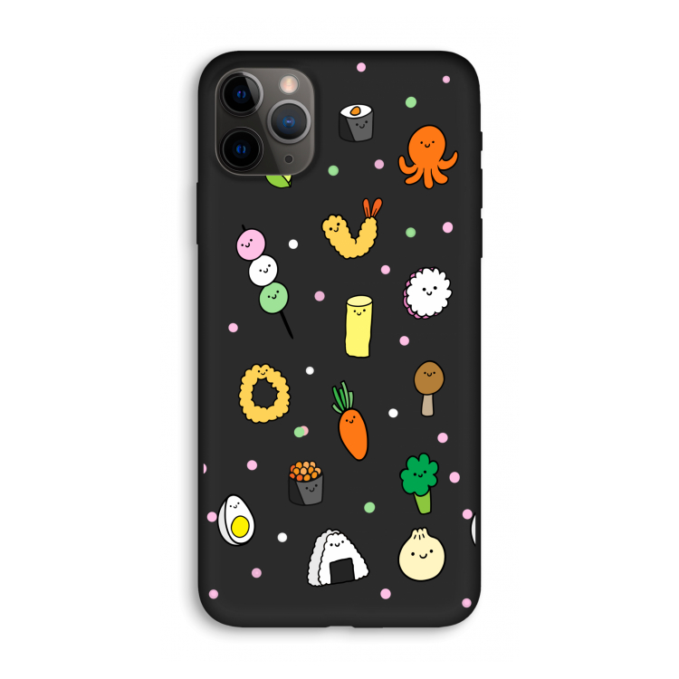 Happy bento friends: iPhone 11 Pro Max Biologisch afbreekbaar hoesje