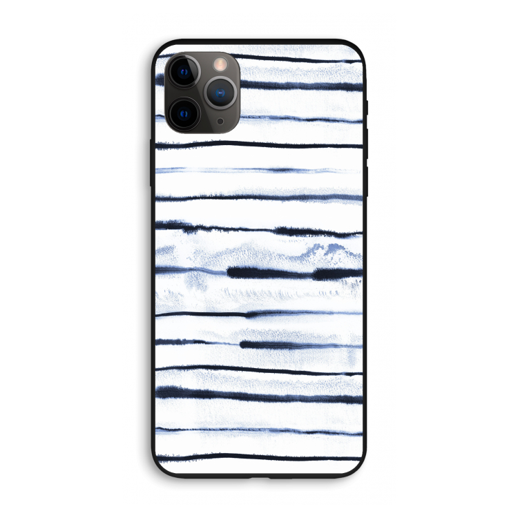 Ink Stripes: iPhone 11 Pro Max Biologisch afbreekbaar hoesje